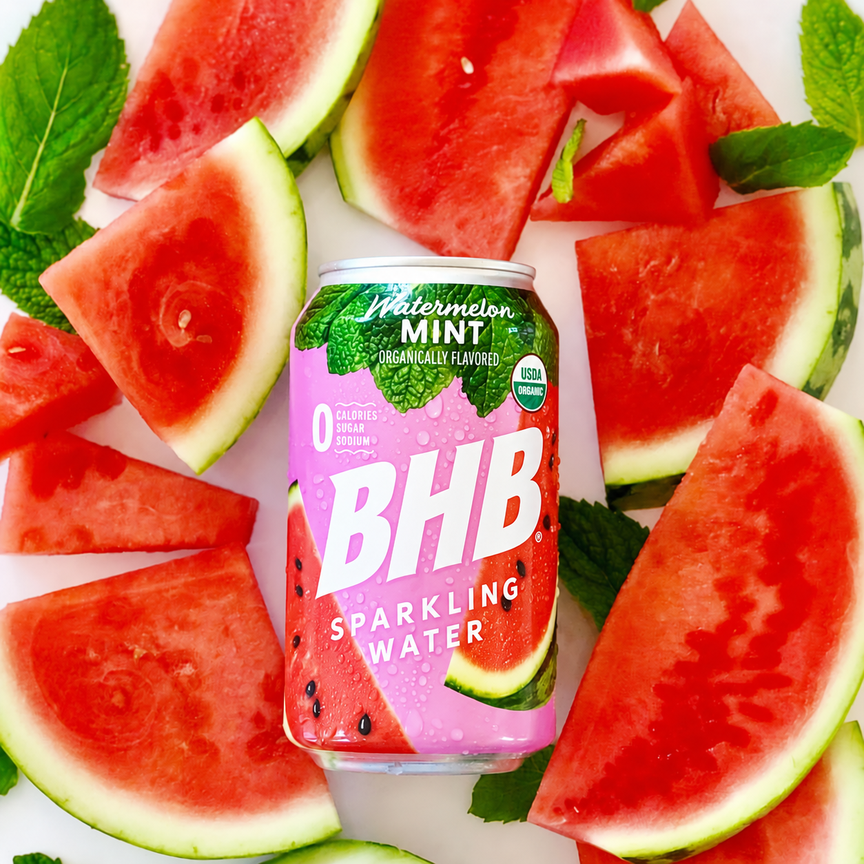 BHB Watermelon Mint detail view